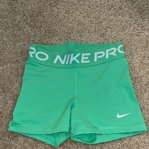 Nike Pro Green Women's Shorts